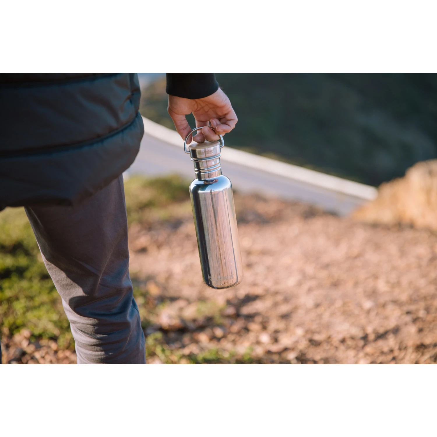 Klean Kanteen Classic Drinkfles Met Loop Cap 800 Ml - Zwart 5 Klean Kanteen Classic Drinkfles Met Loop Cap 800 Ml - Zwart - Afbeelding 3