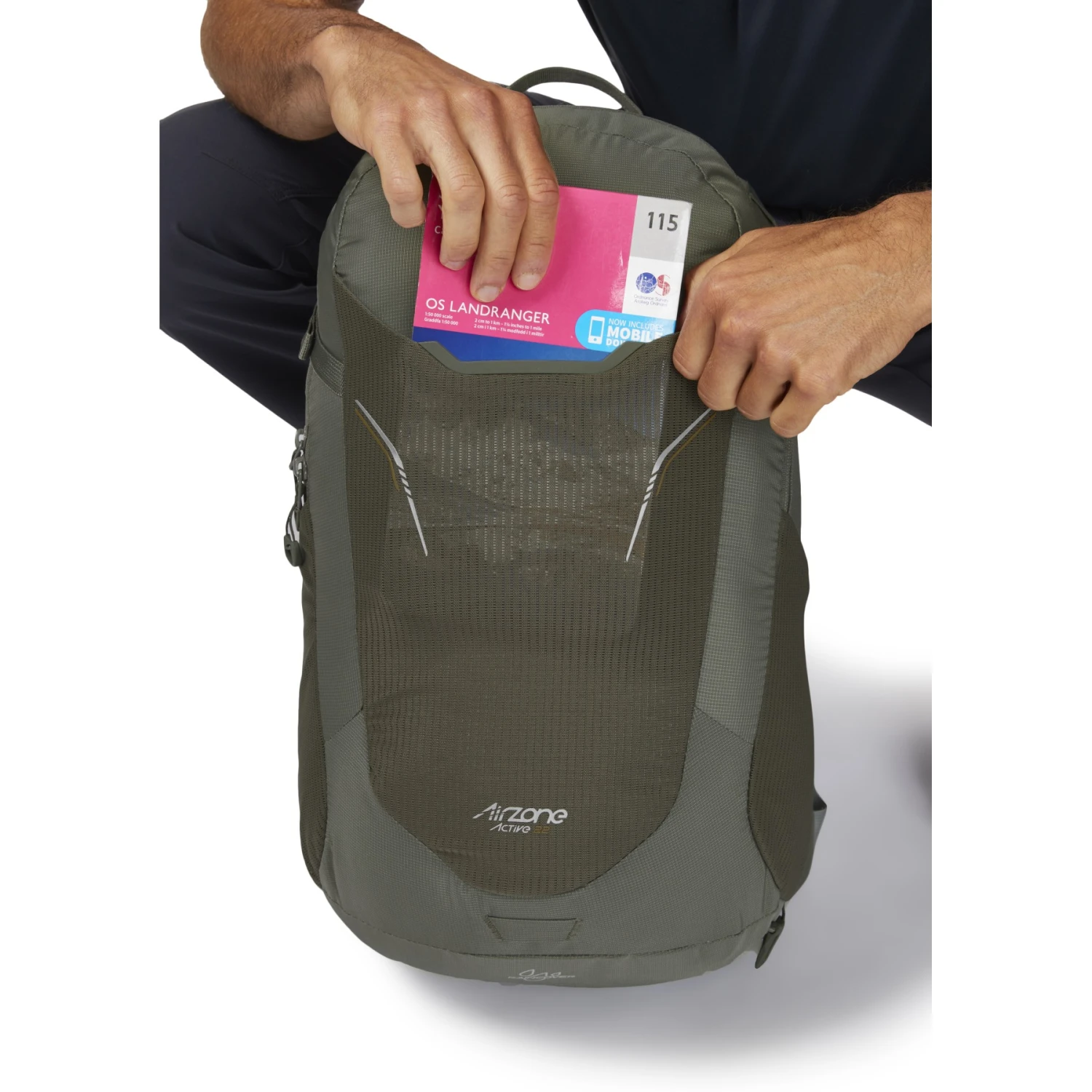 Lowe Alpine AirZone Active 22L Rugzak - Light Khaki 5 Lowe Alpine AirZone Active 22L Rugzak - Light Khaki - Afbeelding 3