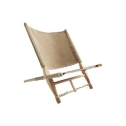 Nordisk Moesgaard Opvouwbare Houten Campingstoel -Buitenuitrusting moesgaard wooden chair 149010 nordisk natural 09 990855