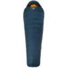 Mountain Equipment Helium 800 Long Slaapzak ME-006063 - Zip Left - Majolica Blue