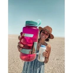 Nalgene Wide Mouth Sustain Drinkfles - 1l - Seafoam -Buitenuitrusting nalgene wide mouth sustain water bottle 1l eggplant 21 1515596 1