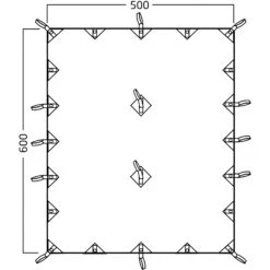 Nordisk Kari 30 M² Tarp - Natural -Buitenuitrusting nordisk kari 30m tarp natural 3 1209925