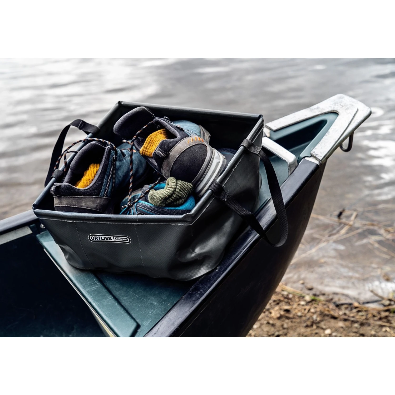 ORTLIEB Folding Bowl - 5L - Asphalt 4 ORTLIEB Folding Bowl - 5L - Asphalt - Afbeelding 2