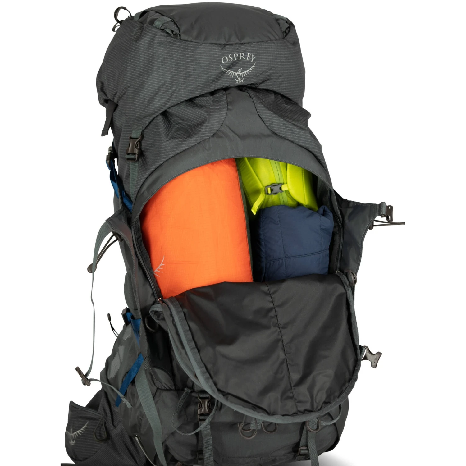 Osprey Aether Plus 70 Rugzak - Axo Green - L/XL 10 Osprey Aether Plus 70 Rugzak - Axo Green - L/XL - Afbeelding 8