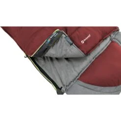 Outwell Contour Lux Slaapzak - Rits Links - Rood -Buitenuitrusting outwell contour lux sleeping bag 230367 rot 3 1373249