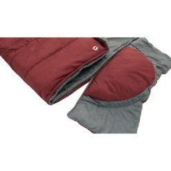 Outwell Contour Lux Slaapzak - Rits Rechts - Rood -Buitenuitrusting outwell contour lux sleeping bag rot 12 1373220