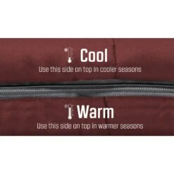 Outwell Contour Lux Slaapzak - Rits Rechts - Rood -Buitenuitrusting outwell contour lux sleeping bag rot 4 1373212