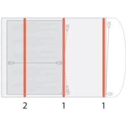 Outwell Elmdale 5PA Tent - Groen -Buitenuitrusting outwell elmdale 5pa tent green 15 1374338