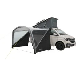Outwell Touring Shelter Air Voortent - Zwart / Grijs -Buitenuitrusting outwell touring shelter air black grey 1 1374940