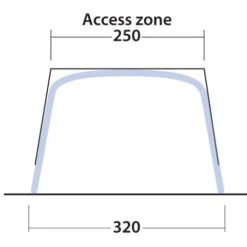 Outwell Touring Shelter Air Voortent - Zwart / Grijs -Buitenuitrusting outwell touring shelter air black grey 8 1374947