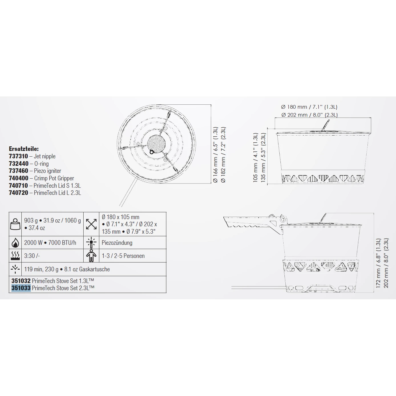 Primus PrimeTech Stove Set 2.3 L 9 Primus PrimeTech Stove Set 2.3 L - Afbeelding 7