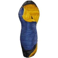 Nordisk Puk -2 Curve M Sleeping Bag - True Navy/mustard Yellow/black -Buitenuitrusting puk minus 2 110338 110339 110340 nordisk curve shape sleeping bag truenavy 3 991827