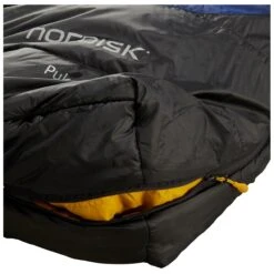 Nordisk Puk -2 Curve M Sleeping Bag - True Navy/mustard Yellow/black -Buitenuitrusting puk minus 2 110338 110339 110340 nordisk curve shape sleeping bag truenavy 8 991832