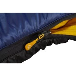 Nordisk Puk -2 Curve M Sleeping Bag - True Navy/mustard Yellow/black -Buitenuitrusting puk minus 2 110338 110339 110340 nordisk curve shape sleeping bag truenavy 9 991833