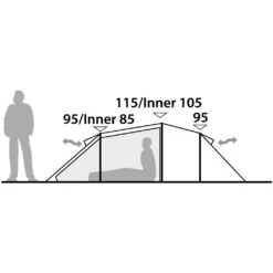 Robens Voyager 3EX Tent - Groen 15 Robens Voyager 3EX Tent - Groen -Buitenuitrusting robens voayger 3ex tent green 10 817112