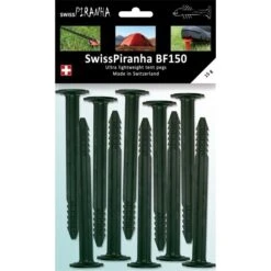 SwissPiranha Pegs BF150 10 Pieces With Bag -Buitenuitrusting swisspiranha pegs bf150 10pieces 1 1160911 1