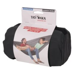 Tatonka Hammock Double - Hangmat - Titan Grey