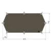 Tatonka Tarp Wing 1 LT - Stone Grey Olive -Buitenuitrusting tatonka tarp lt 1 2475332 a 988790