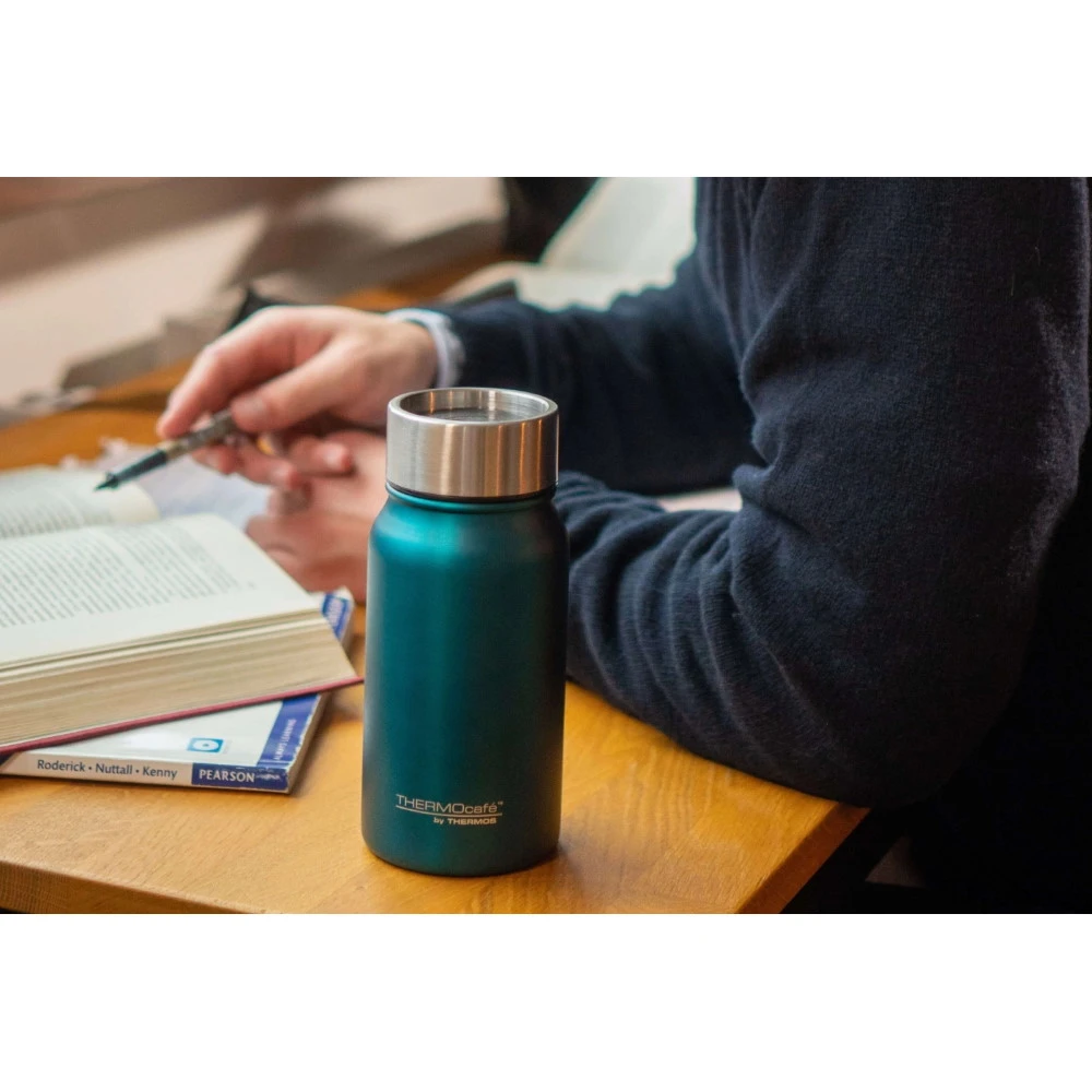 THERMOS® TC Drinking Mug 0.35L Geïsoleerde Drinkbeker - Saffierblauwe Mat 4 THERMOS® TC Drinking Mug 0.35L Geïsoleerde Drinkbeker - Saffierblauwe Mat - Afbeelding 2