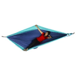 Ticket To The Moon Travel Hammock - Original - Royal Blue - Turquoise 10 Ticket To The Moon Travel Hammock - Original - Royal Blue - Turquoise -Buitenuitrusting ticket to the moon travel hammock original royal blue turquiose 3 981716