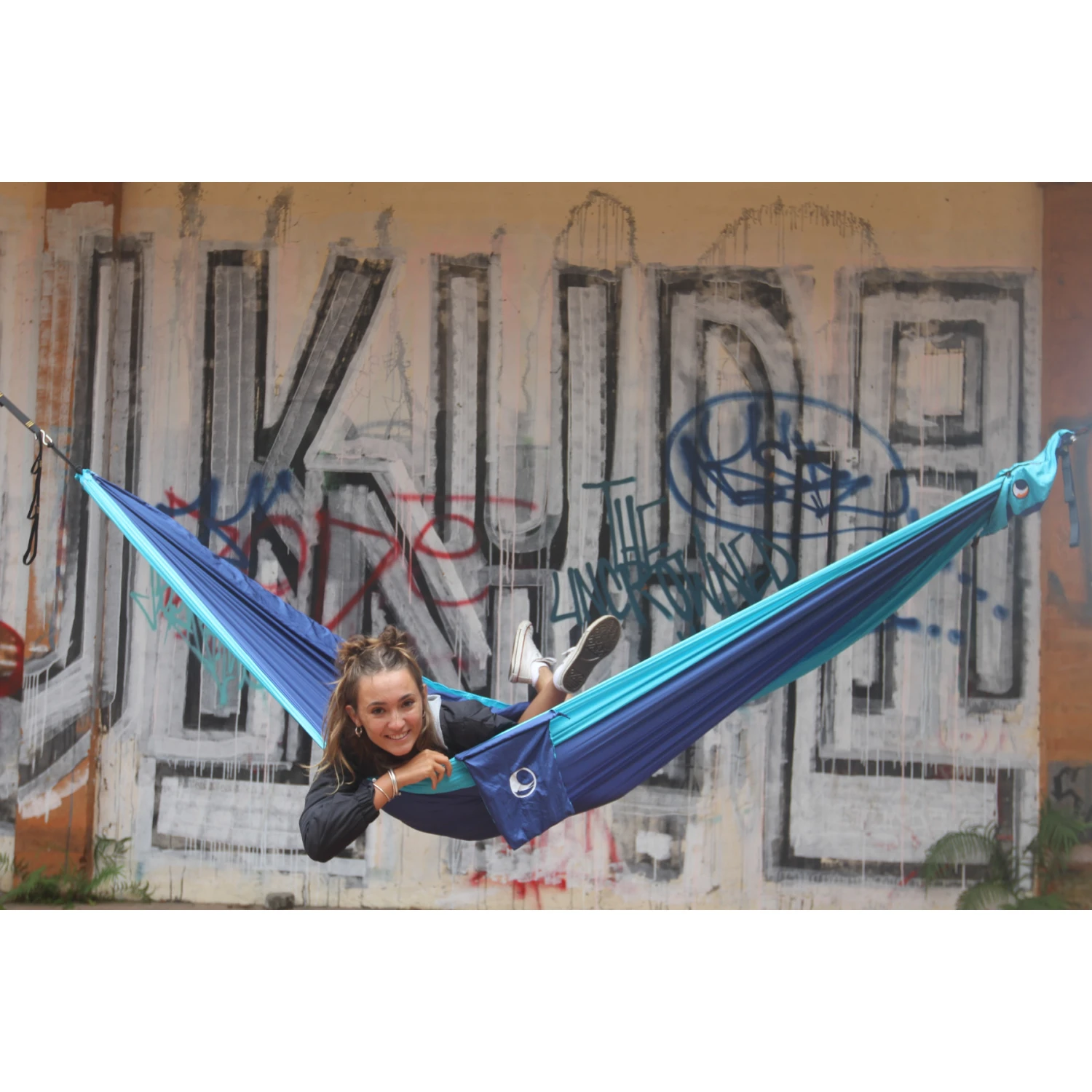 Ticket To The Moon Travel Hammock - Original - Royal Blue - Turquoise 8 Ticket To The Moon Travel Hammock - Original - Royal Blue - Turquoise - Afbeelding 6