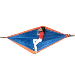 Ticket To The Moon Travel Hammock - King Size - Royal Blue - Orange 11 Ticket To The Moon Travel Hammock - King Size - Royal Blue - Orange -Buitenuitrusting tttm kingsize hammock royalblue orange 02a 847165