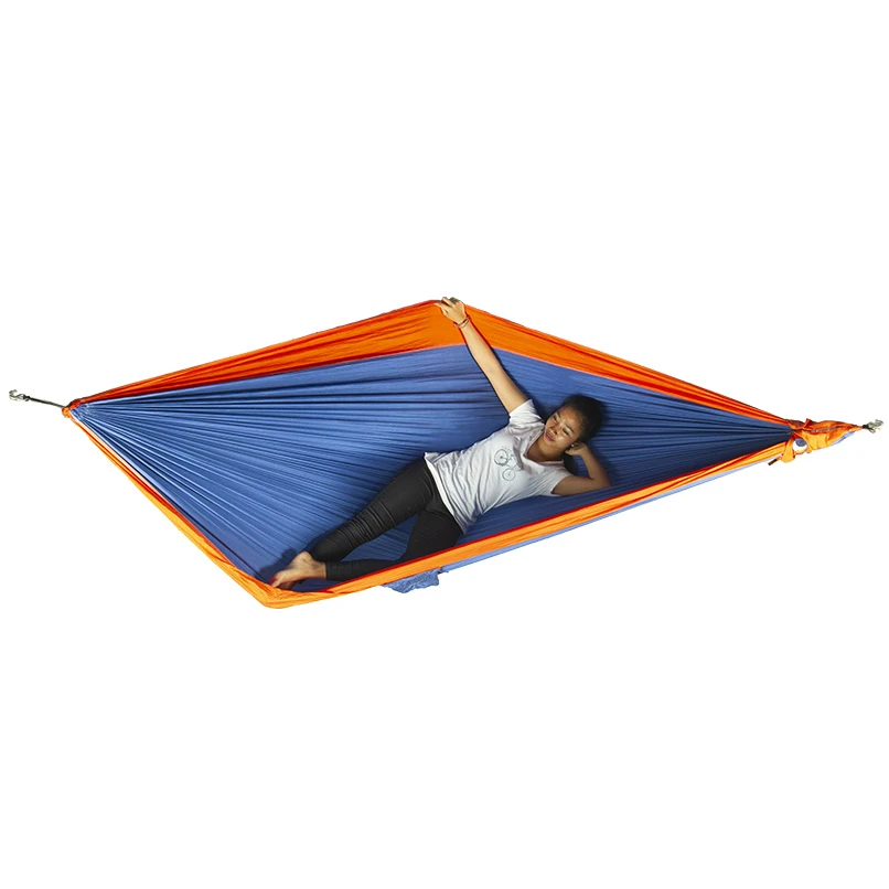 Ticket To The Moon Travel Hammock - King Size - Royal Blue - Orange 6 Ticket To The Moon Travel Hammock - King Size - Royal Blue - Orange - Afbeelding 4