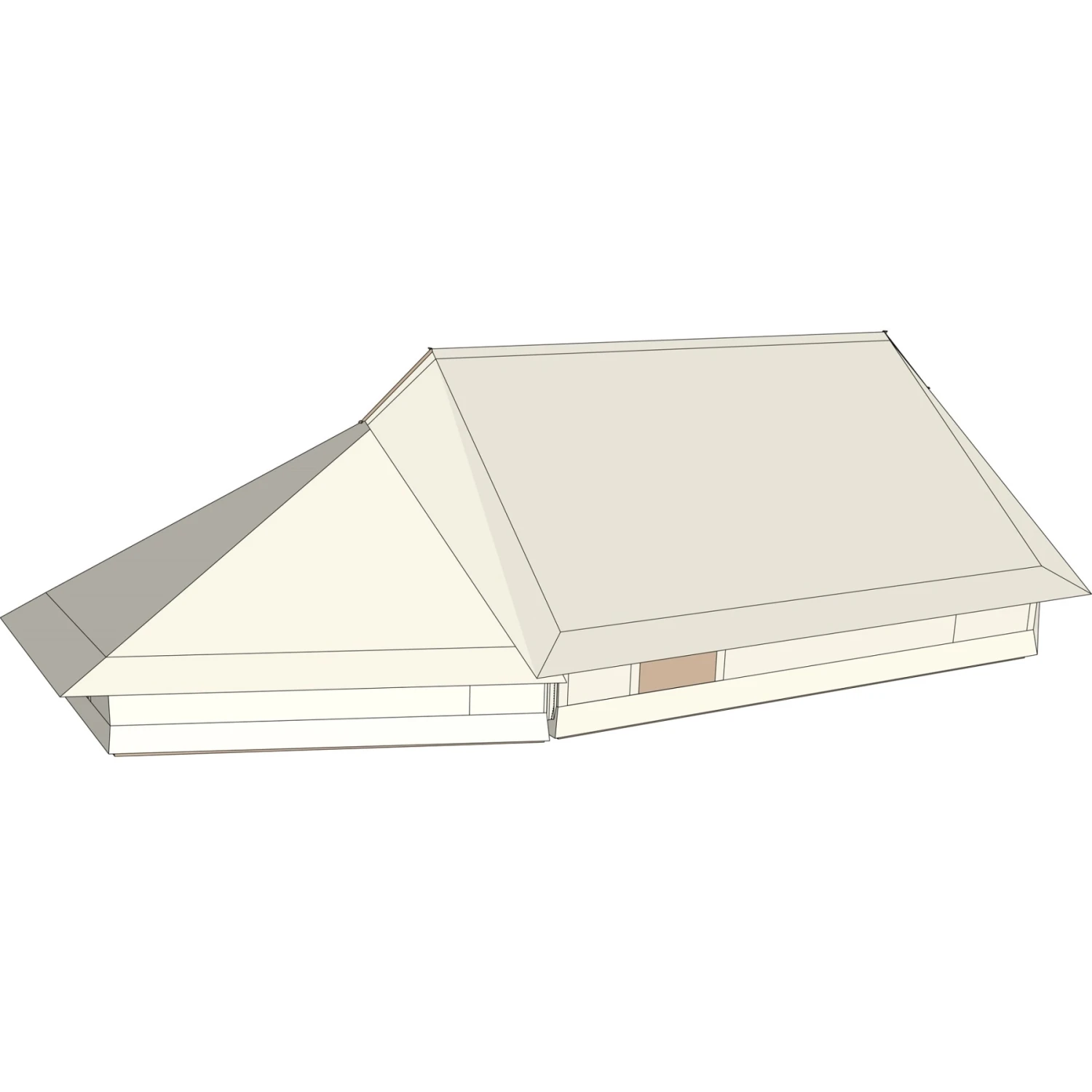 Nordisk Vimur Zip Adapter Small - Natural 11 Nordisk Vimur Zip Adapter Small - Natural - Afbeelding 9