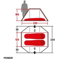 Wechsel Pioneer Tent - Groen 31 Wechsel Pioneer Tent - Groen -Buitenuitrusting wechsel pioneer 231054 01 1162155